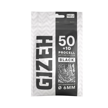 Gizeh Procell Active Filtro Black x50