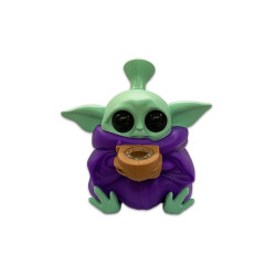 Pipa Agua Silicona Baby Yoda