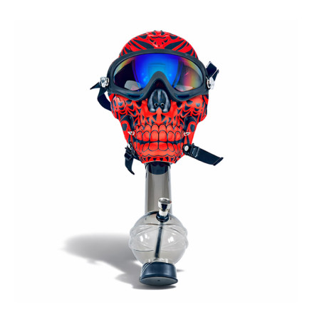 Mascara Bong Mask Red Skull BM04