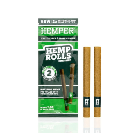 Hemper Roll + Glass Tips KS x2