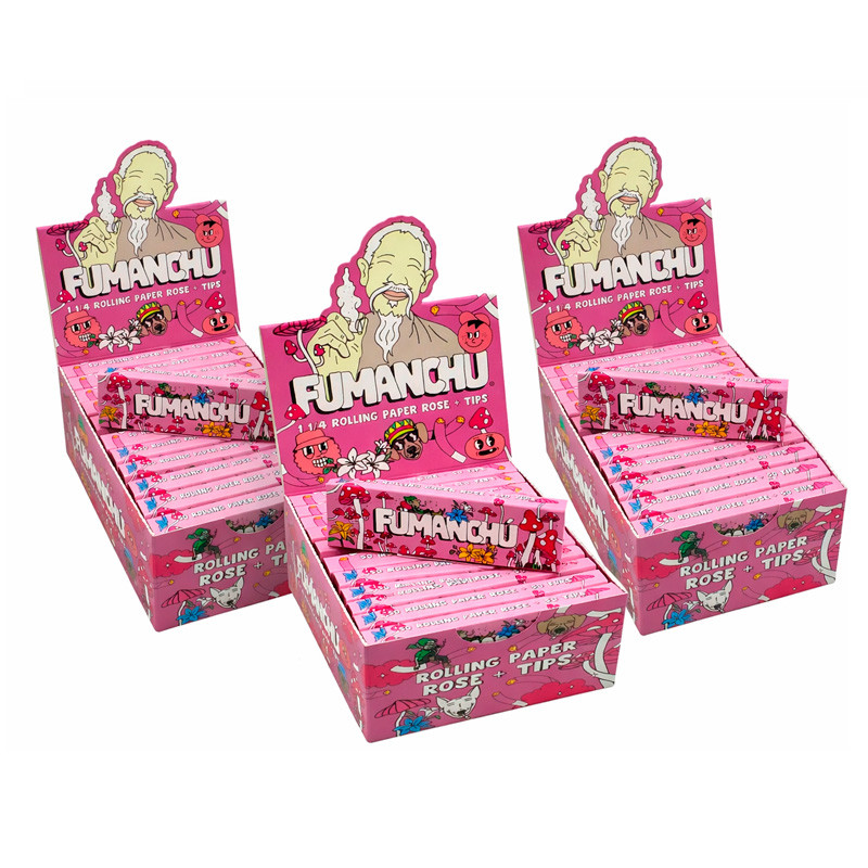 Fumanchu Pink 78mm + Tips x 3 Display