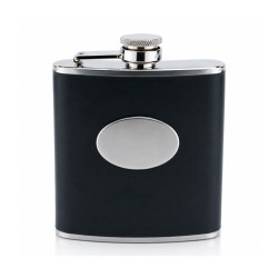 Petaca Inox Negra HF 031 60oz