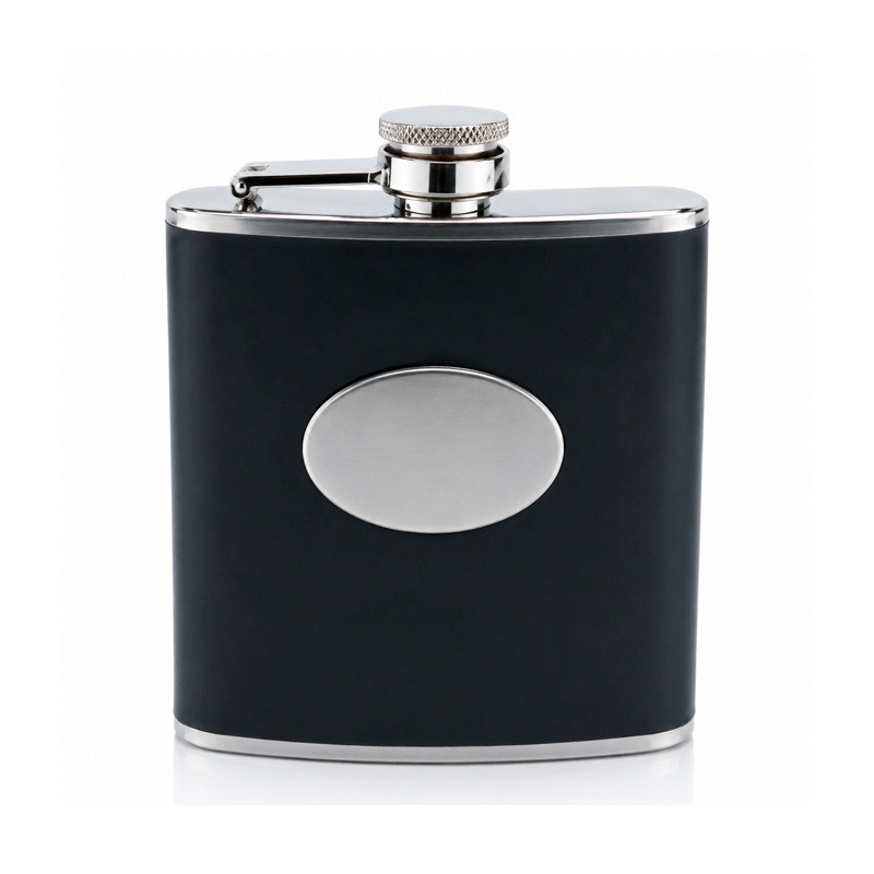 Petaca Inox Negra HF 031 60oz