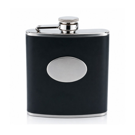 Petaca Inox Negra HF 031 60oz