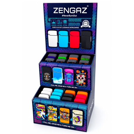 Encendedor Zengaz ZL-12  Cubo Display x48 Unidades