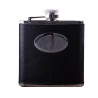 Petaca Net Inoxidable Negra 6oz
