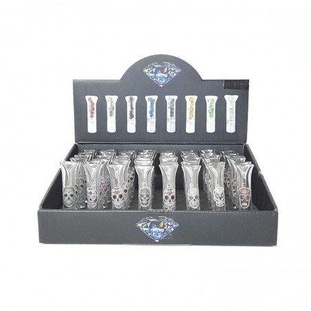 Filtro Tuquero Vidrio Calavera 6.7cm FTV002