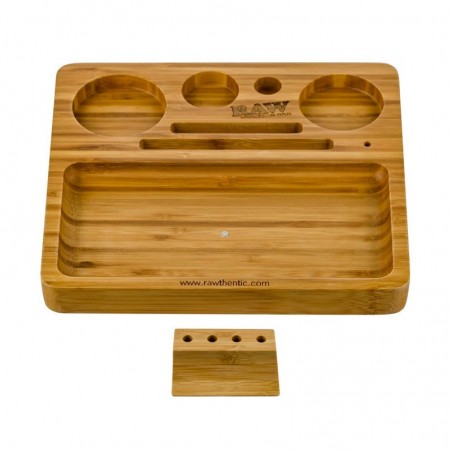 Bandeja de Bamboo Rolling Tray de Raw