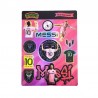 Plancha Stickers Vinilo Tornasolado Messi Paris