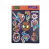 Plancha Stickers Vinilo Tornasolado Spiderman