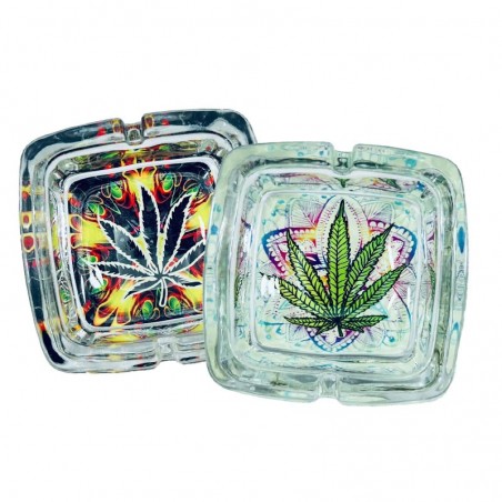 Cenicero Vidrio Glow in the Dark ATQS